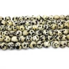 Kép 2/3 - DALMATA JÁSPIS FÜZÉR 6 MM 