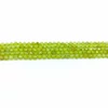 Kép 3/3 - PERIDOT ( OLIVIN ) FAZETTÁLT FÜZÉR 4 MM