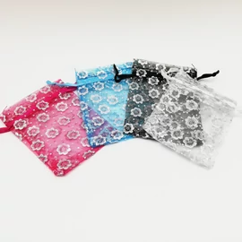 VIRÁGOS ORGANZA TASAK
